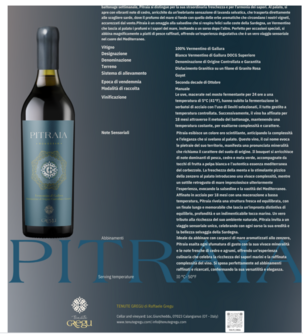 Vermentino di Gallura Superiore D.O.C.G.'Pitraia'