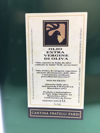 Olio Extra Vergine di Oliva 3 Liter Tijdelijk uitverkocht 